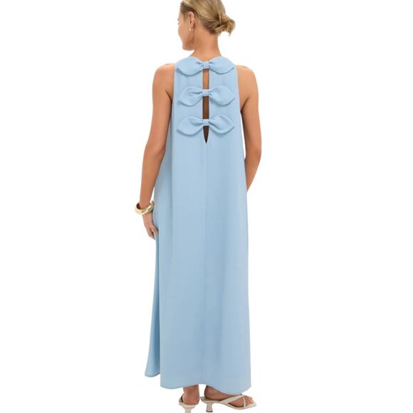 NWT - Tuckernuck, Portia Dress, Blue Fog Floral, Sz M - Picture 2 of 7